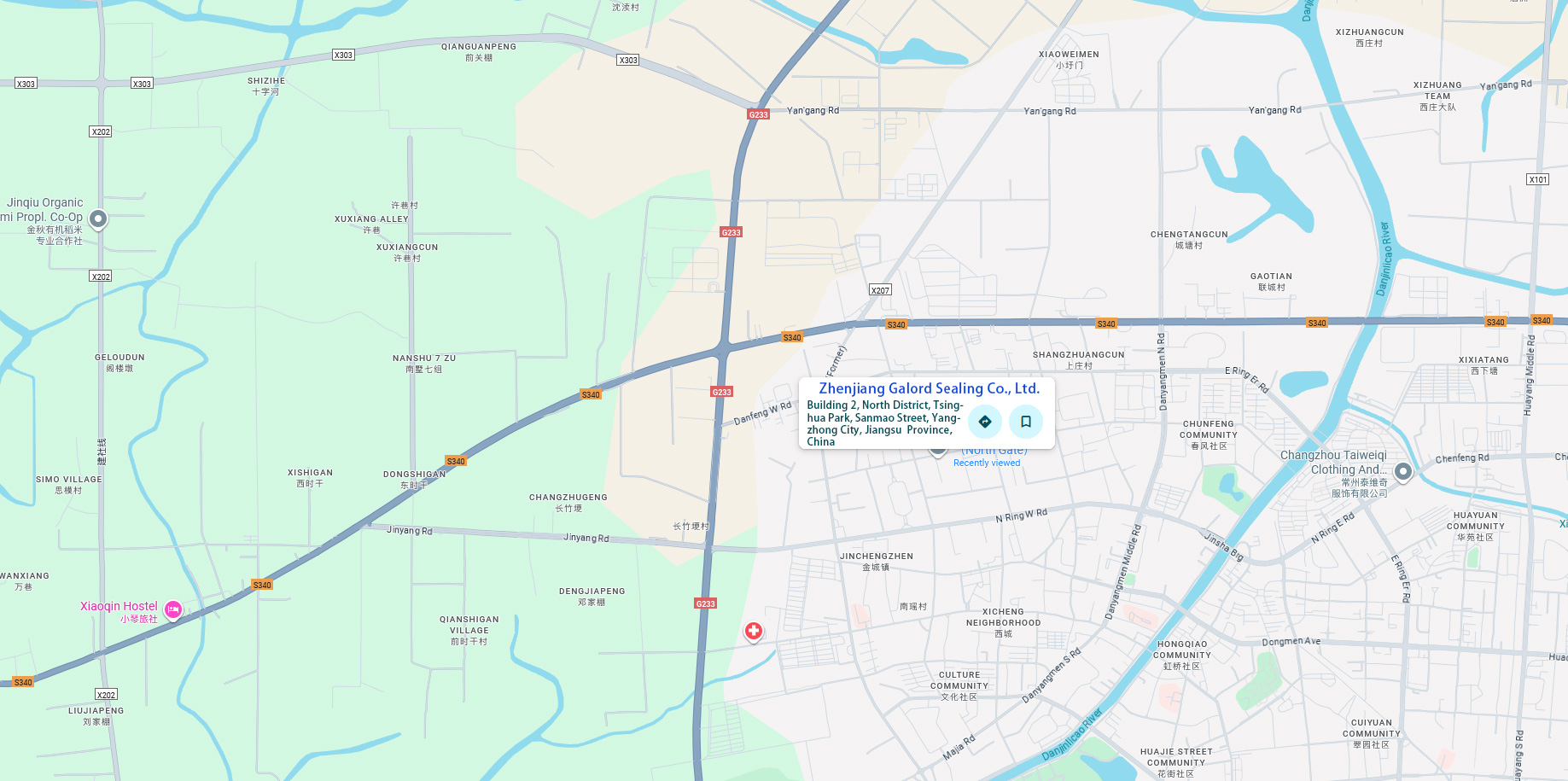 Navigate to the company using Google Maps